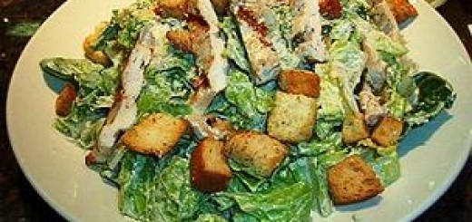 salade et sauce Caesar